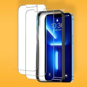 Glass Screen Protector compatible for iPhone 13/ iPhone 13 Pro 6.1 Inch 3 Pack T